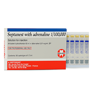 Septodont Septanest With adrenaline 1:100,000