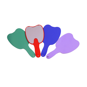 TOOTH SHAPE HAND MIRROR