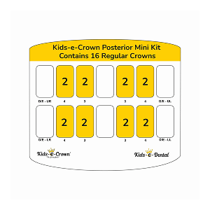 Kids e ZIRCONIA MINI CROWN KIT 2 Kids e ZIRCONIA MINI CROWN KIT - Image 2